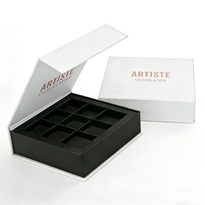 Cajas de Regalo Ecológicas de Lujo Personalizadas, Cajas Rígidas de Papel con Cierre Magnético para Bombones y Chocolates - Product Image 2
