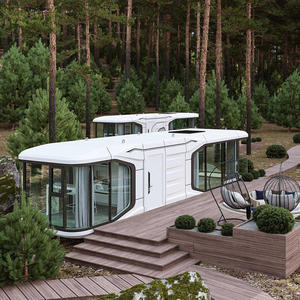 Cymdin Sang Trọng Nhà Hiện Đại Pod 2-4 Phòng Ngủ Di Động Modular Prefab Biệt Thự Có Thể Tháo Rời Không Gian Viên Nang Cấu Trúc Thép Cho Khách Sạn - Product Image 1