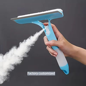 Cepillo de limpieza con mango de plástico y cerdas de silicona ecológicas para espejos de baño y limpiadores de vidrio, venta al por mayor de fábrica - Product Image 1