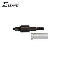 Pointe et insert de flèche en aluminium Elong Outdoor 8,8 mm pour tige de flèche 2219, composants de chasse et de tir à l'arc