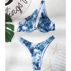 ชุดว่ายน้ำผู้หญิงไซส์พลัสแบบ 2 ชิ้น ทำมือ ระบายอากาศได้ดี บิกินี่หรูหรา ดีไซน์เว้า โชว์สัดส่วน ลดราคา - Product Image 2