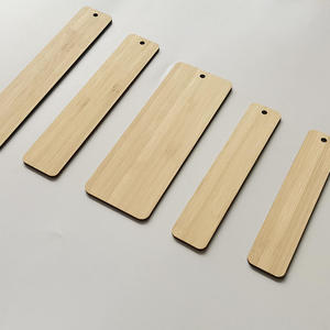 Marcapáginas de Madera de Bambú Ecológico Multifuncional, Etiqueta Colgante de Madera Natural sin Acabado, Venta al por Mayor en Diferentes Tamaños para Manualidades - Product Image 4