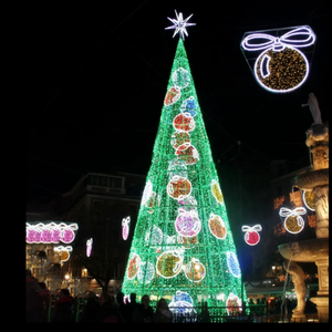 <b>Large</b> Christmas decoration outdoor big <b>gift</b> <b>box</b> Christmas tree motif light - Product Image 2