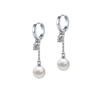 Anting Hoop Minimalis Mewah Ringan EK622 untuk Wanita, Tiang Perak 925, Anting Gantung Serbaguna, Gaya Baru Populer