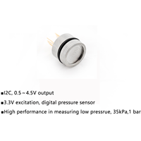 PCM10 I2c 0.5-4.5V sortie 19mm taille 0.25% capteur de pression piézorésistif d'huile de silicone de haute précision