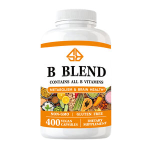 OEM Vitaminas B Completas Favorecen la Salud de la Piel y las Uñas, la Función Inmunitaria y la Salud del Sistema Nervioso, 400 Cápsulas para Adultos y Niños - Product Image 1