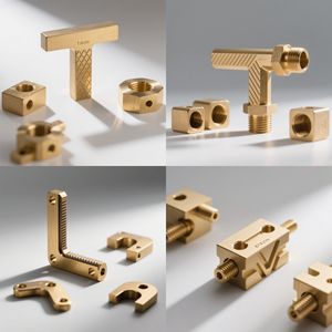 Pièces d'usinage CNC de haute précision personnalisées Service d'usinage CNC en acier inoxydable en laiton d'aluminium Usinage du laiton - Product Image 1