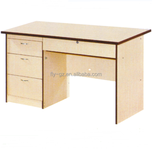 Fabricant de mobilier scolaire Table de professeur avec tiroirs Bureau de direction en bois Bureau en bois Bureau de professeur confortable - Product Image 4