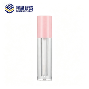 Envase de brillo labial Last Rose, aplicador de brocha grande de plástico, tubos vacíos para brillo labial de 6 ml, contenedor rosa - Product Image 2