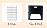 Barbecue portable pliable pas cher au charbon de bois pour le camping en plein air/le jardin/la table
