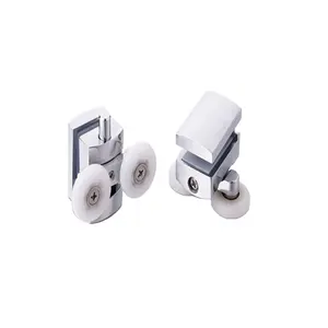 Zinc alloy adjustable height sliding shower cabin door roller wheel pulley runner