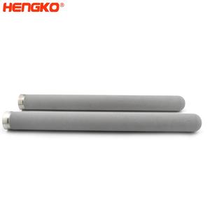 HENGKO 316L 스테인레스 스틸 소결 다공성 금속 필터 화학, 식품용 고효율 여과 요소 - Product Image 2