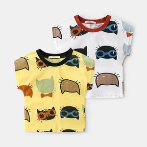 Camiseta de Manga Corta para Niños, con Estampado de Dibujos Animados, de Algodón, Sublimada, de Primera Calidad, la Más Vendida - Product Image 1