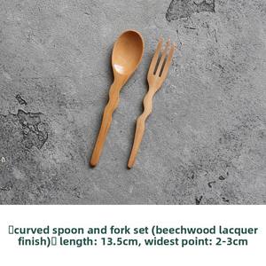 صينية خشبية عصرية للاستخدام مرة واحدة من ليتل كلاود، لوح تقطيع صغير للسوشي من خشب الزان الكامل، طبق خشبي بنمط نباتي للحفلات - Product Image 5