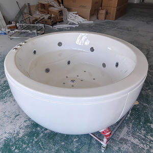 Bañera de hidromasaje redonda de acrílico, baño independiente, último diseño, venta al por mayor, IDS - Product Image 5