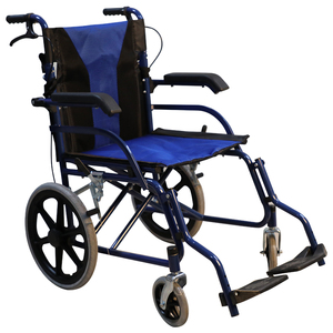 <span class=keywords><strong>Fauteuil</strong></span> roulant manuel compact et portable pour adultes, léger, pliable, avec freins à main, sécurité pour personnes handicapées - Product Image 1
