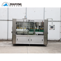 Machine de remplissage et de capsulage automatique monobloc pour détergent liquide nettoyant pour vitres à alcool vin