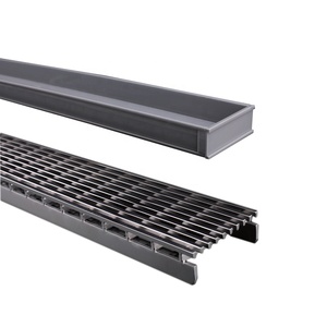 מפעל מכירה לוהטת נמוך מחיר נירוסטה וupvc חומר v-לחתוך דק קו ליניארי רצפת ניקוז עם אמבטיה שיער מלכודת - Product Image 2