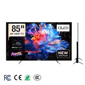Téléviseur intelligent LED OLED 4K UHD HDR10, best-seller, 50/55/65/75/85 pouces, ultra fin, Android, WiFi, commande vocale, mode jeu, haut-parleur intégré - Product Image 1