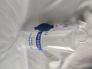 Sacca per Infusione a Pressione Manuale Trasparente da 1000cc, Infusore a Pressione - Product Image 4