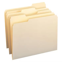 Carpeta de Archivo Idrawit Modelo 6-14, con Separadores de 1/3, Papel Manila, para Exámenes, Posiciones Surtidas, Tamaño Carta, para Estudiantes