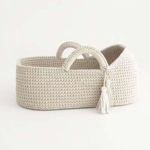 <span class=keywords><strong>Cesta</strong></span> de bebé hecha a mano con ganchillo, <span class=keywords><strong>cesta</strong></span> tejida para recién nacidos, para decoración de la habitación infantil. - Product Image 4