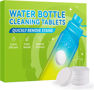 すべてのステンレス鋼プラスチックとガラス飲料容器用の乾燥したボトルのクリーンタブレットを効果的に除去 - Product Image 1