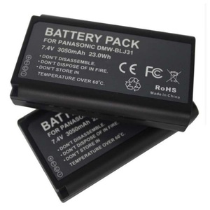 แบตเตอรี่กล้อง BLJ31 3050mAh สำหรับ Panasonic LUMIX S1 S1R S1H DSLR ได้รับการรับรองมาตรฐาน CE RoHS ขายส่งจำนวนมาก รับประกัน 12 เดือน - Product Image 3