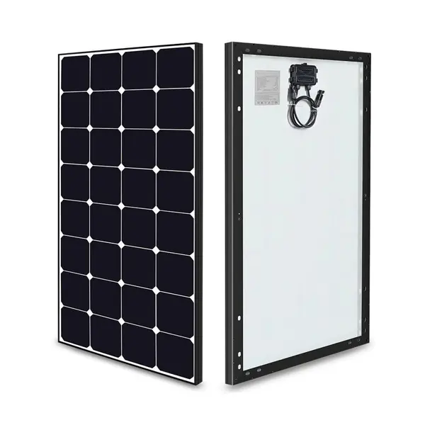 24% Efficiency Rigid Premium 100W 110Watts 18V Monocrystalline Sunpower HBC Cells 12V 100w 200w Solar Panel for Marine Boats RVs