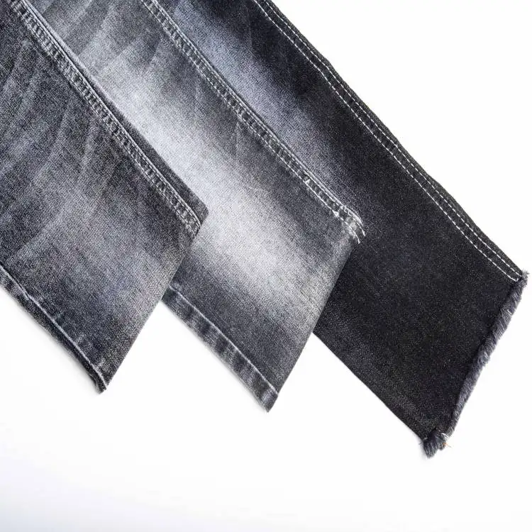 Vendita calda moderna semplice 9.7oz 66/67 larghezza resistente al restringimento jeans tessuto tessuto indaco denim tessuto