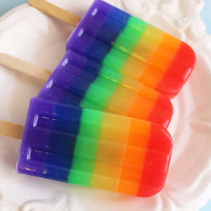 Private Label Natural Organic Whitening Handmade <b>Soap</b> 7 Colorful Ice Cream Bath <b>Soaps</b> Travel Size for Kids - Product Image 3