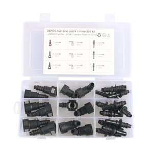 Kit de connecteurs rapides pour conduite de carburant QIHUI, 24 pièces, 7,89/9,49 mm, connecteurs auto en plastique mâle/femelle - Product Image 1