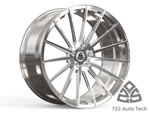 722auto Jantes forgées chromées de 26 pouces, 22, 24, 26, 28, 30 pouces, 5x120, 5x114.3, 6x139.7, jantes concaves profondes pour Cadillac <span class=keywords><strong>Escalade</strong></span> - Product Image 3