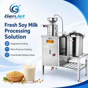 Máquina Comercial para Leche de Soya GenJet de 40L, Máquina de Leche de Soya a Micro Presión, 80 Kg por Hora, Calentamiento a Gas para Restaurantes y Cafeterías - Product Image 2