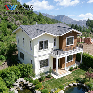 Villa en acier léger résistante aux ouragans, à double aile, pour ADU, personnalisée, ISO 9001 - Product Image 1