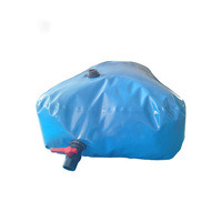 Réservoir d'eau flexible en plastique transparent, réservoir carré de 500 litres avec stockage d'eau en pvc
