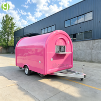 Remorque alimentaire mobile compacte Goeasy, petite borne de restauration extérieure, idéale pour la plage et les marchés fermiers