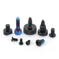 Support de fourche de vélo vtt, en acier inoxydable, titane coloré, vtt, Bmx, tige de tige, boulon à tête M2 M3 M4 M5, nouveau