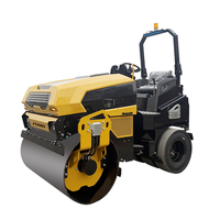 Mini-compacteur vibrant à pneus en caoutchouc de 5 tonnes, fabriqué en Chine, pour rouleaux compresseurs pneumatiques