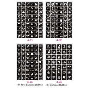 Oem/ODM giá tốt nhất 50pcs không thấm nước tạm thời Tattoo Sticker Tattoo stencils bán vĩnh viễn Tattoo Stencil cho nghệ thuật cơ thể bên - Product Image 2
