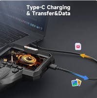 Endoscope à double caméra ANCEL AN302 210 °   Sonde articulée de 6,5 mm, écran IPS de 4,3 pouces, étanche IP67, batterie de 2600 mAh