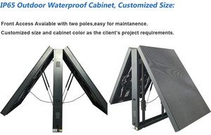 Double-Sided Full Color IP65 Waterproof LED <b>Display</b> Screen for Outdoor Advertising and Video <b>Wall</b> Applications - Product Image 3