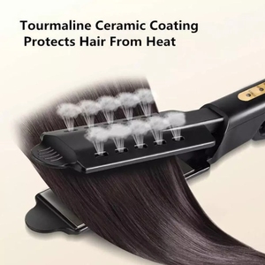 Fer à lisser à quatre vitesses, réglage de la température, céramique Tourmaline ionique fer à friser fer à friser pour les cheveux des femmes - Product Image 6