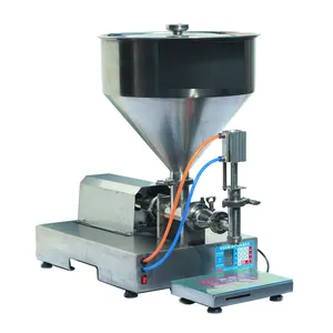 Diskon cepat mesin pengisi botol Semi otomatis Manual untuk krim pasta 5000 ml
