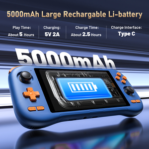 K56 <span class=keywords><strong>Android</strong></span> 14 Cầm Tay 5.5 "Màn Hình Cảm Ứng 5000MAh Wifi5 Retro Trò Chơi Hệ Thống Giả Lập Arcade Trò Chơi Giao Diện Điều Khiển - Product Image 2