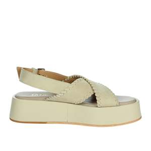 Janet & Janet Women's Wedge <b>Sandal</b> J-123 Leather Platform Style - Product Image 4