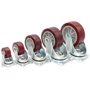 Ruedas giratorias medianas de goma de <span class=keywords><strong>25mm</strong></span>, 40mm, 50mm, ruedas giratorias de poliuretano para muebles, 1 pulgada - Product Image 5