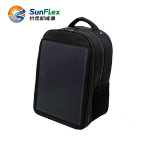 Mochila Solar Portátil Back-Contact (BC) de 20w con Carga USB para Laptop, Ideal para Viajes Diarios al Aire Libre BCBP-01 SunFl - Product Image 4