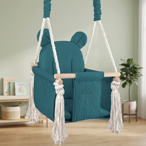 Columpio Colgante de Madera para Bebés, Niños Pequeños y Niños, para Uso en Interiores y Exteriores, Jardín de Infancia - Product Image 4