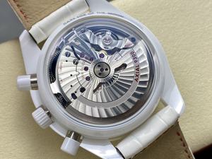 Top qualité mécanique plongeur étanche 44mm N1 usine 9300 mouvement blanc boîtier en céramique multi-fonction Chrono montre - Product Image 5